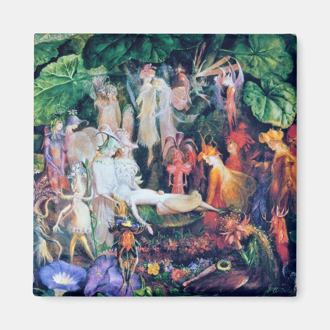 Íman O Funeral da Fada, John Anster Fitzgerald (Frente)