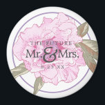 Íman O Futuro Casamento entre Sr. e Sra. Floral Salva A<br><div class="desc">Uma maneira única de anunciar a data para o seu casamento. Envie-me um e-mail para JMR._Designs@yahoo.com se precisar de assistência ou se tiver algum pedido especial.</div>