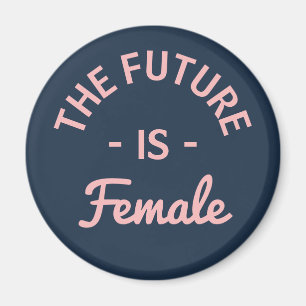 Íman "O futuro é" feminista fêmea