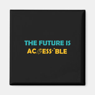 Íman O Futuro Está Acessível, Braille - Sinal Americano