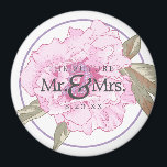 Íman O Futuro Sr & Sra Floral Casamento Salvar a Data<br><div class="desc">Uma maneira única de anunciar a data do seu casamento. Envie-me um email para JMR_Designs@yahoo.com se precisar de ajuda ou tiver algum pedido especial.</div>