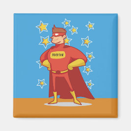 Íman O futuro super-herói no Dia de os pais