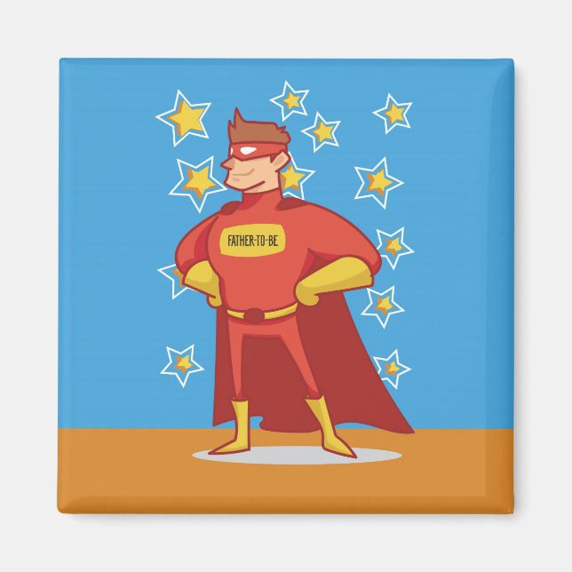 Íman O futuro super-herói no Dia de os pais (Frente)