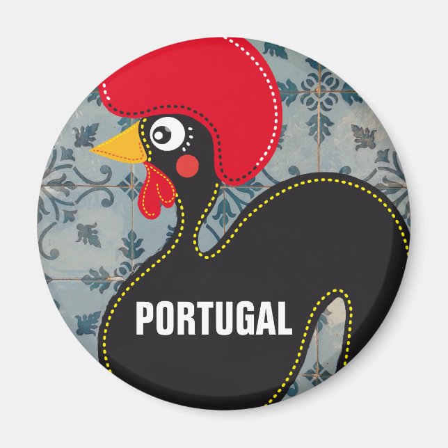 Íman O galo de Portugal e dos Mosaicos Portugueses (Frente)