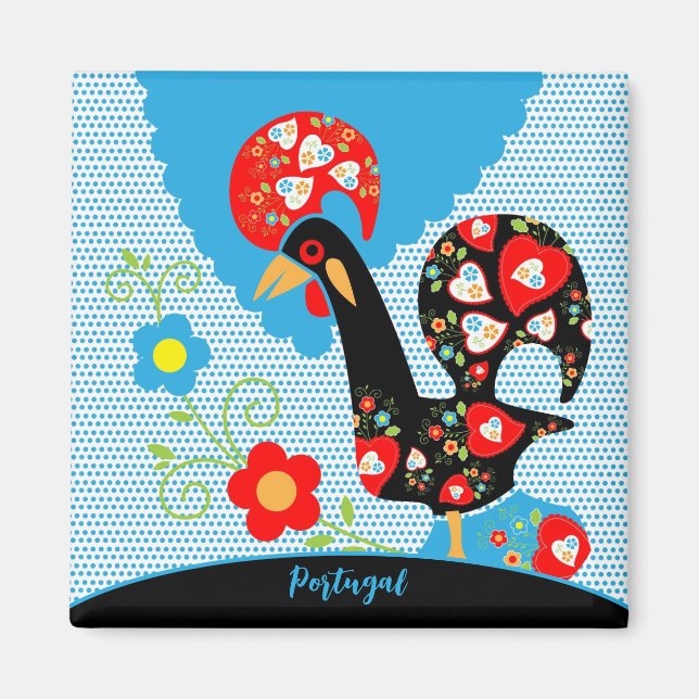 Íman O Galo Português de Barcelona (Frente)