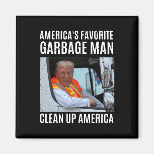 Íman O Garge Man Favorito da América Limpa o Fundo Amer