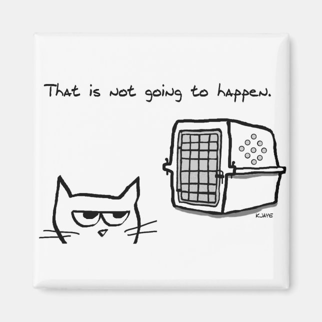 Íman O Gato NÃO vai para o Vet (Frente)