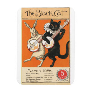 Íman O Gato Negro de Nelly Littlehale Murphy - Vintage