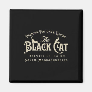 Íman O Gato Negro Witchy Salem Est 1626 Halloween