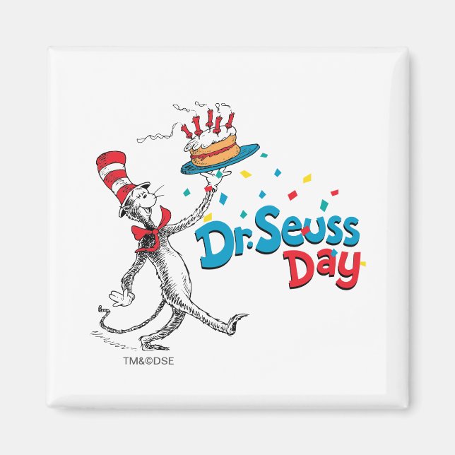 Íman O Gato no Chapéu | Dia do Dr. Seuss (Frente)