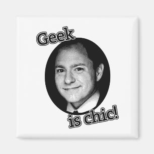 Íman O geek é ímã chique