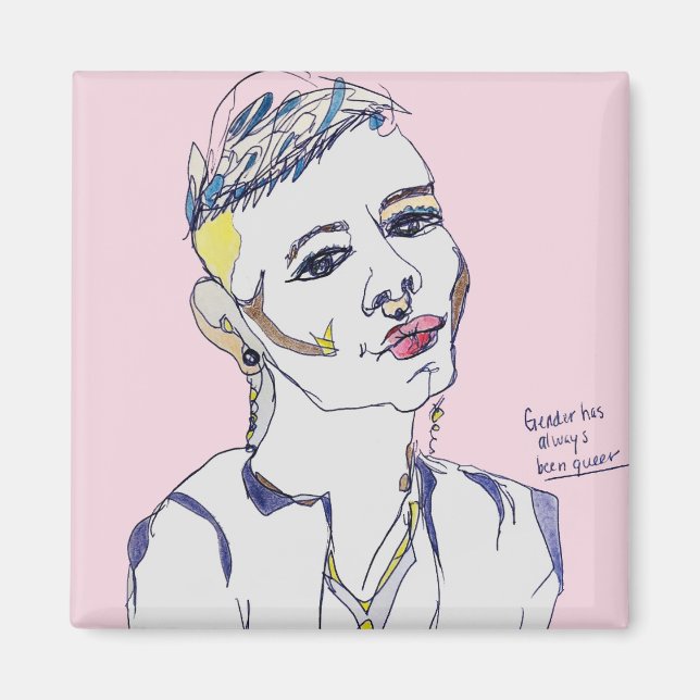 Íman O gênero sempre foi um imã estranho (Frente)