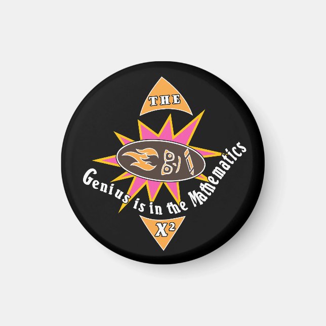 Íman O gênio está na matemática (Frente)