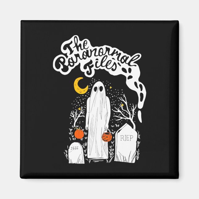 Íman O Ghost do Cemitério de Arquivos Paranormais (Frente)