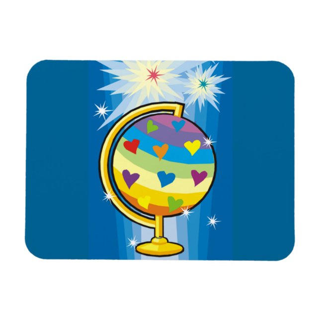 Íman O Globo Estrelado - (Horizontal)