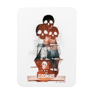 Íman O Gráfico Silhuette do Navio Pirata dos Goonies