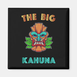 Íman O Grande Kahuna Funny Hawaiian Tiki Pai Boss Gift