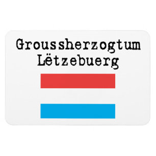 Íman O Grão-Ducado do Luxemburgo o ímã flexível