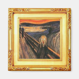 Íman O Gritar, Belas Artes de Edvard Munch Magnet
