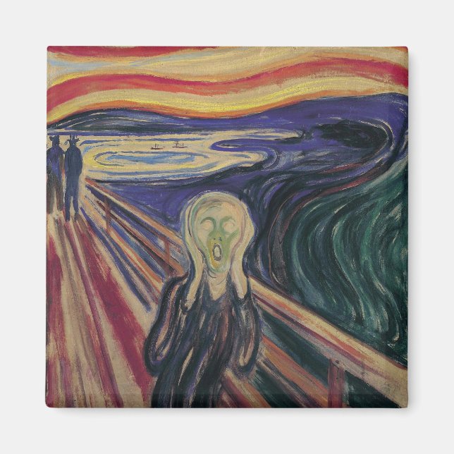 Íman O Gritar de Edvard Munch, expressionismo venenoso (Frente)