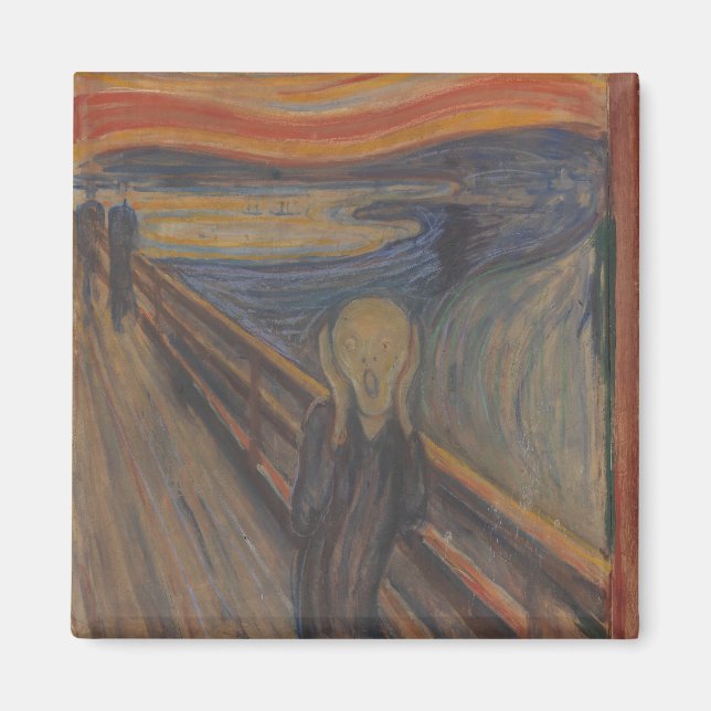 Íman O Gritar do Horror por Edvard Munch 1893 (Frente)