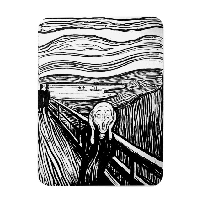Íman O Grito de Edvard Munch (Vertical)
