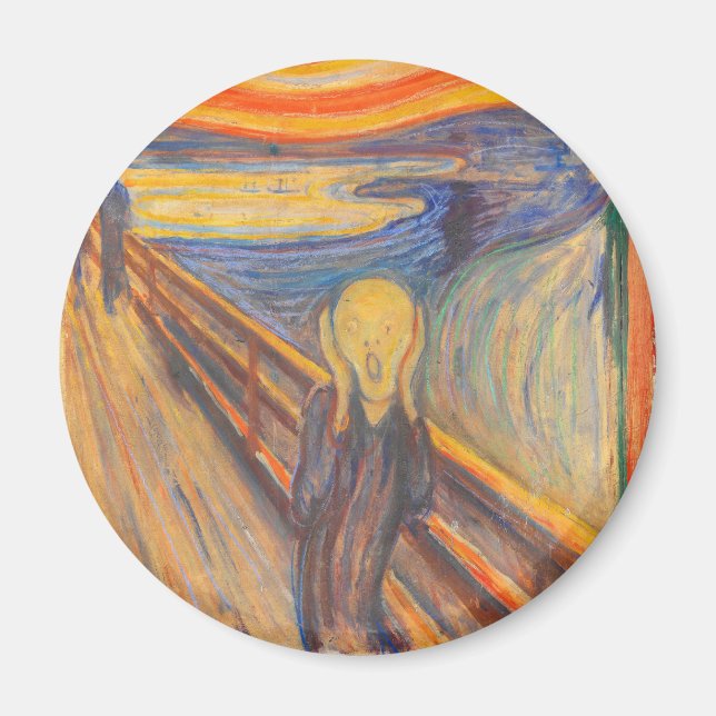 Íman O Grito de Edvard Munch (Frente)