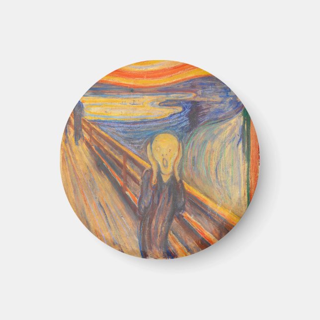 Íman O Grito de Edvard Munch (Frente)