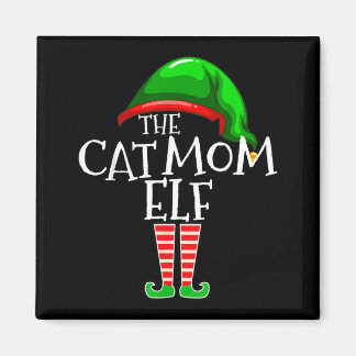 Íman O Grupo de Natal da Mamãe Gata Elfa Correspondente