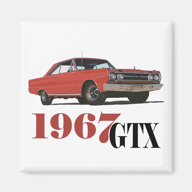 ÍMAN O GTX VERMELHO DE 1967 (Frente)