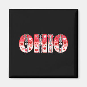 Íman O-h-i-o Esqueletos Divertidos Ohio No Meio-Oeste V
