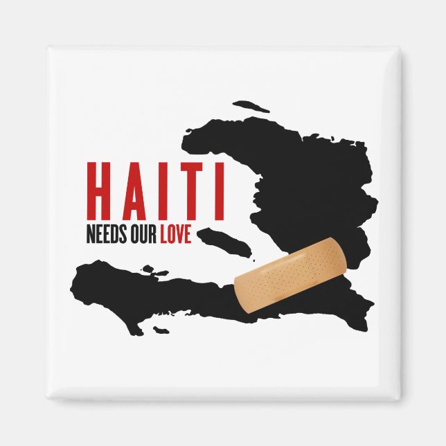 Íman O Haiti Precisa Do Nosso Amor (Frente)