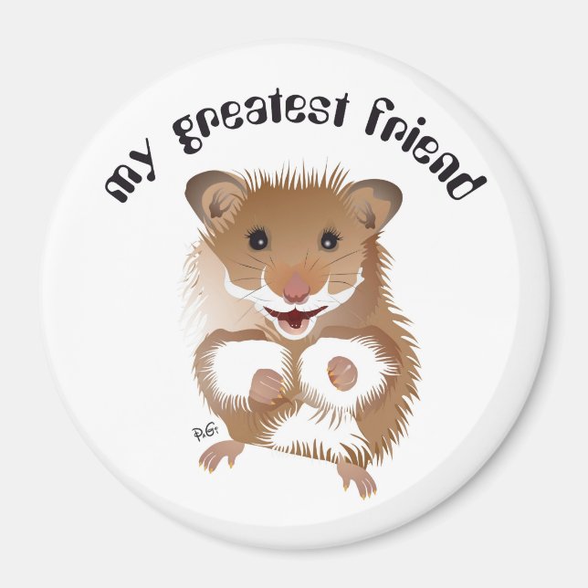 Íman o hamster meu amiguinho Magnet (Frente)