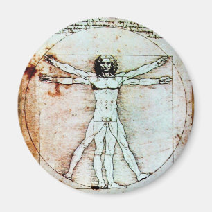 Íman O HOMEM de VITRUVIAN, pergaminho antigo de Brown