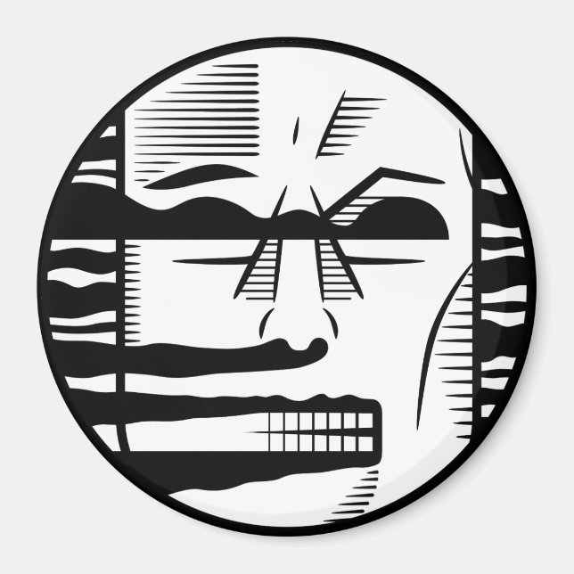 Íman O Homem Negro (Frente)