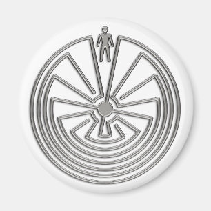 Íman O homem no mastro - prata