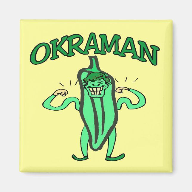Íman O Homem Okra (Frente)