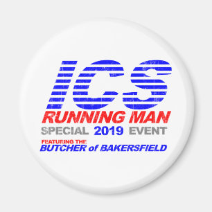 Íman O homem Running do ICS desvaneceu-se
