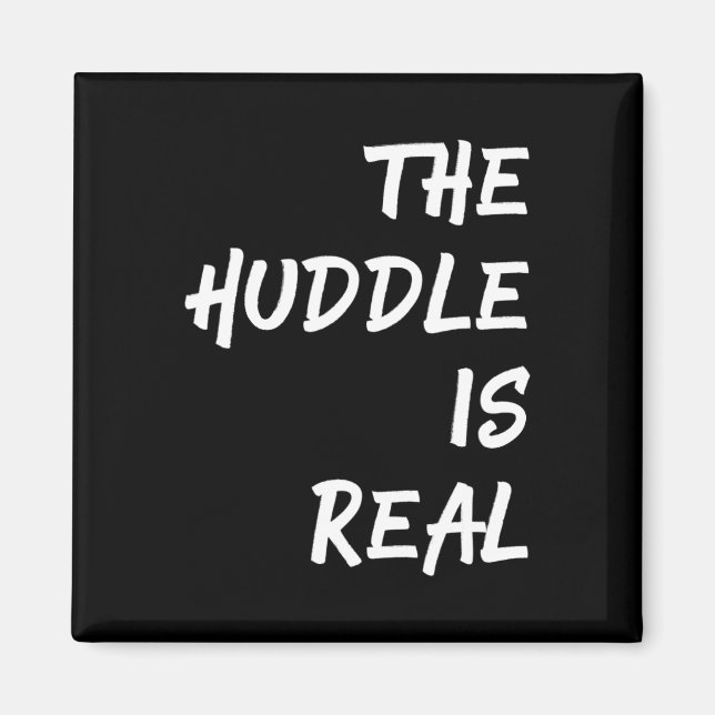 Íman O Huddle é um futebol divertido para o outono (Frente)