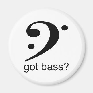 Íman O ícone do bass com o baixo?