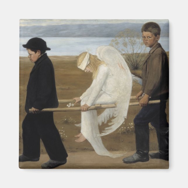 Íman O ímã Anjo Ferido de Simberg (Frente)