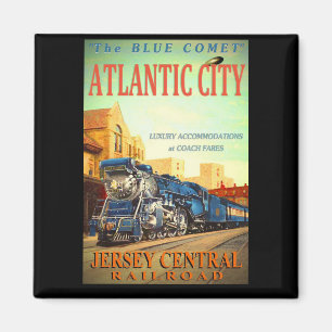 Íman O ímã azul do quadrado do trem do cometa