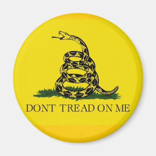 Íman O ímã com bandeira de Gadsden não pisa em mim