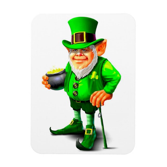 Íman O ímã CUTE LEPRECHAUN (Vertical)