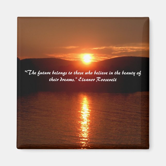 Íman O ímã da beleza dos seus sonhos (Frente)