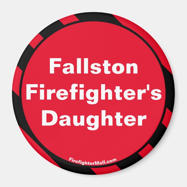 Íman O ímã da filha do Bombeiro Fallston (Frente)