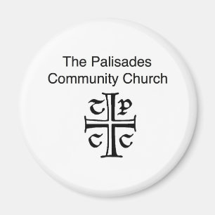 Íman O ímã da igreja da comunidade dos Palisades