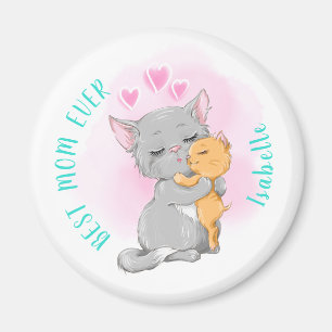 Íman O imã da mãe, o gato bonito, a melhor mãe de se