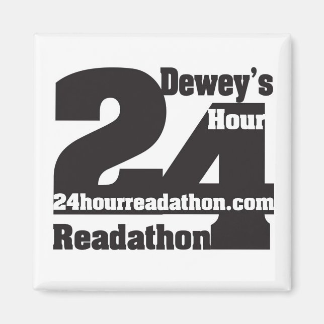Íman O imã de leitura de 24 horas de Dewey (Frente)