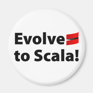 Íman O ímã de Scala, evolui o logotipo